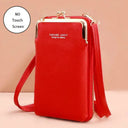 Leather Crossbody Wallet With Touch Screen Accessory Leather Crossbody Wallet With Touch Screen Accessory