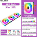 Teucer ARGB Water Cooling Fan Wireless Quiet Cooling Teucer ARGB Water Cooling Fan Wireless Quiet Cooling