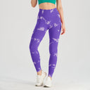 Yoga Leggings with Sculpting Tummy Control and Butt Lift Tie Dye Bleach Design Yoga Leggings with Sculpting Tummy Control and Butt Lift Tie Dye Bleach Design