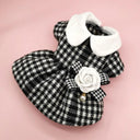 Sweet Plaid Princess Dress for Small Dogs Fashionable Cozy Sweet Plaid Princess Dress for Small Dogs Fashionable Cozy