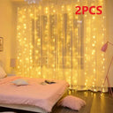 USB LED Fairy Curtain Lights For Home Decor And Festive Use USB LED Fairy Curtain Lights For Home Decor And Festive Use