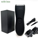 Mens Groin Hair Trimmer Waterproof Wet Dry Groomer Razor Mens Groin Hair Trimmer Waterproof Wet Dry Groomer Razor