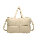 Puffer Tote Bag for Women Lightweight Down Cotton Handbag Puffer Tote Bag for Women Lightweight Down Cotton Handbag