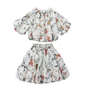 Enchanting Secret Garden Floral Dress And Romper Set Summer Enchanting Secret Garden Floral Dress And Romper Set Summer