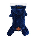 Winter Pet Dog Coat with Wool Lining Stylish Polyester Jumpsuit Winter Pet Dog Coat with Wool Lining Stylish Polyester Jumpsuit