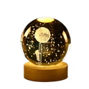 3D Crystal Ball Light Solar System Night Light 3D Crystal Ball Light Solar System Night Light