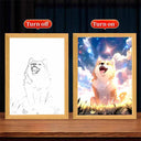 Whimsical Cat Moon Lamp - LED Night Light for Kids Rooms Whimsical Cat Moon Lamp - LED Night Light for Kids Rooms