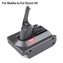 Battery Adapter Makita DeWalt Milwaukee Ryobi Dyson V6 V7 V8 Battery Adapter Makita DeWalt Milwaukee Ryobi Dyson V6 V7 V8