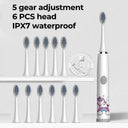 Colorful Cartoon Sonic Kids Electric Toothbrush Waterproof Colorful Cartoon Sonic Kids Electric Toothbrush Waterproof
