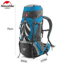 Naturehike Backpack 70L Mountaineering Bag Big Capacity Rucksack Naturehike Backpack 70L Mountaineering Bag Big Capacity Rucksack