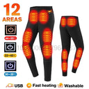 Winter Heated Underwear Set For Men Women USB Heating Jacket Winter Heated Underwear Set For Men Women USB Heating Jacket