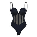 Backless Black Nude Padded Bodysuit Seamless Shapewear Backless Black Nude Padded Bodysuit Seamless Shapewear