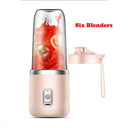 Electric Handheld Blender Bottle 6 Blades Multifunction Juicer Electric Handheld Blender Bottle 6 Blades Multifunction Juicer