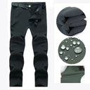 Men Winter Waterproof Climbing Skiing Trekking Fleece Pants Men Winter Waterproof Climbing Skiing Trekking Fleece Pants