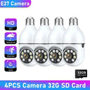 Night Vision WiFi Camera Bulb With Full Color Tracking Zoom Night Vision WiFi Camera Bulb With Full Color Tracking Zoom