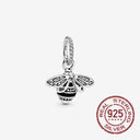 Sterling Silver Puppy Family Zircon Pendant For Dog Lovers Sterling Silver Puppy Family Zircon Pendant For Dog Lovers