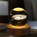 Hot USB Powered Galaxy Crystal Ball Lamp 3D Moon Light Hot USB Powered Galaxy Crystal Ball Lamp 3D Moon Light