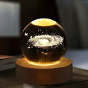 USB Powered Galaxy Crystal Ball Lamp 3D Moon Light USB Powered Galaxy Crystal Ball Lamp 3D Moon Light