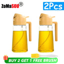 1-4Pc 2-in-1 Sprayer Pourer Oil Bottle for Kitchen Use 1-4Pc 2-in-1 Sprayer Pourer Oil Bottle for Kitchen Use