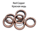 Metal O Ring Spring Clasps: DIY Jewelry Making Essentials Metal O Ring Spring Clasps: DIY Jewelry Making Essentials