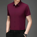 Men's Ultra Stretch Short Sleeve Shirt Business Casual Wear Men's Ultra Stretch Short Sleeve Shirt Business Casual Wear