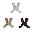 Cactus Jack Hip Hop Crew Socks Sporty Style For Occasions Cactus Jack Hip Hop Crew Socks Sporty Style For Occasions