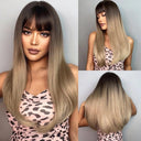 Wine Red Cosplay Wig Long Straight Hair Heat Resistant Wine Red Cosplay Wig Long Straight Hair Heat Resistant