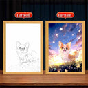 Whimsical Cat Moon Lamp - LED Night Light for Kids Rooms Whimsical Cat Moon Lamp - LED Night Light for Kids Rooms