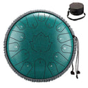 Hluru 13 Inch 15 Notes Steel Tongue Drum Glucophone C Tone Hluru 13 Inch 15 Notes Steel Tongue Drum Glucophone C Tone