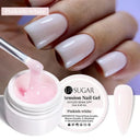 Pink White Clear Nail Gel Extension Kit For DIY Nails Pink White Clear Nail Gel Extension Kit For DIY Nails