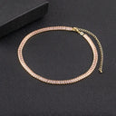 Nidin Classic Colorful Tennis Necklace Men and Women Jewelry Nidin Classic Colorful Tennis Necklace Men and Women Jewelry