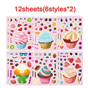 Children's Animal Puzzle Sticker Game for Fun Learning Experience Children's Animal Puzzle Sticker Game for Fun Learning Experience