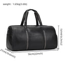 Big Capacity Genuine Leather Travel Bag For Men Women Stylish Big Capacity Genuine Leather Travel Bag For Men Women Stylish