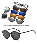 Customizable 6-in-1 Polarized Clip-On Sunglasses for Men Customizable 6-in-1 Polarized Clip-On Sunglasses for Men