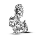 Dog Pet Charms 925 Silver Paw French Bulldog Beads Jewelry Dog Pet Charms 925 Silver Paw French Bulldog Beads Jewelry