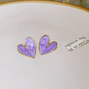 Heart Shaped Pearl Drop Earrings For Women Fashion Jewelry Accessories Heart Shaped Pearl Drop Earrings For Women Fashion Jewelry Accessories