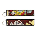 Anime Key Tag Keychain Trendy Zinc Alloy Accessory for Fans Anime Key Tag Keychain Trendy Zinc Alloy Accessory for Fans