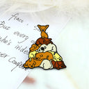 Walking Dogs Cartoon Enamel Pin Labrador Dachshund Bulldog Brooch Walking Dogs Cartoon Enamel Pin Labrador Dachshund Bulldog Brooch