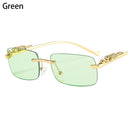 Trendy Rimless Square Sunglasses for Men and Women Fashion Trendy Rimless Square Sunglasses for Men and Women Fashion