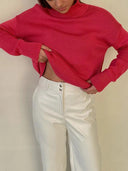 Chunky Knit Turtleneck Sweater Cozy Winter Essential Chic Fashion Chunky Knit Turtleneck Sweater Cozy Winter Essential Chic Fashion