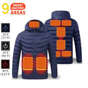 21 Areas Heated Jacket For Men USB Self Heating Vest 21 Areas Heated Jacket For Men USB Self Heating Vest