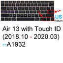 Macbook Air Silicone Keyboard Cover Dustproof Waterproof Skin Macbook Air Silicone Keyboard Cover Dustproof Waterproof Skin