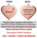 Engraved Pet Necklace: Custom Cat and Dog ID Tag Pendant Engraved Pet Necklace: Custom Cat and Dog ID Tag Pendant