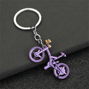 Motorcycle Keychain with Rotating Wheels for Gifts Motorcycle Keychain with Rotating Wheels for Gifts