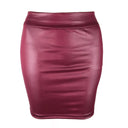 Elegant Faux Leather Pencil Skirt Versatile Chic Essential Elegant Faux Leather Pencil Skirt Versatile Chic Essential