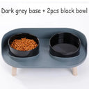 Adjustable Cat Double Bowls Feeder for Healthy Eating Adjustable Cat Double Bowls Feeder for Healthy Eating
