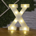 Battery Operated LED Alphabet Lights for Home Party Decor Battery Operated LED Alphabet Lights for Home Party Decor