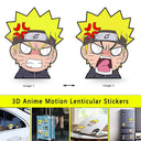 NARUTO Anime 3D Motion Lenticular Waterproof Stickers Set NARUTO Anime 3D Motion Lenticular Waterproof Stickers Set