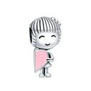 Hot Sale Pandora 925 Owl Charm Blue Zircon And Red Heart Hot Sale Pandora 925 Owl Charm Blue Zircon And Red Heart