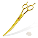 Curved Pet Grooming Scissors: Professional Dog Shears Curved Pet Grooming Scissors: Professional Dog Shears